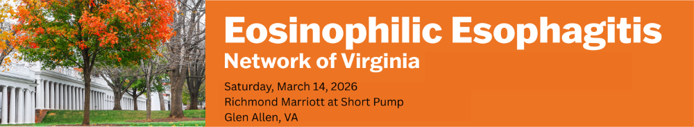 SAVE THE DATE: 2025 Eosinophilic Esophagitis Network of Virginia Banner